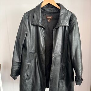 Danier Black Leather Jacket